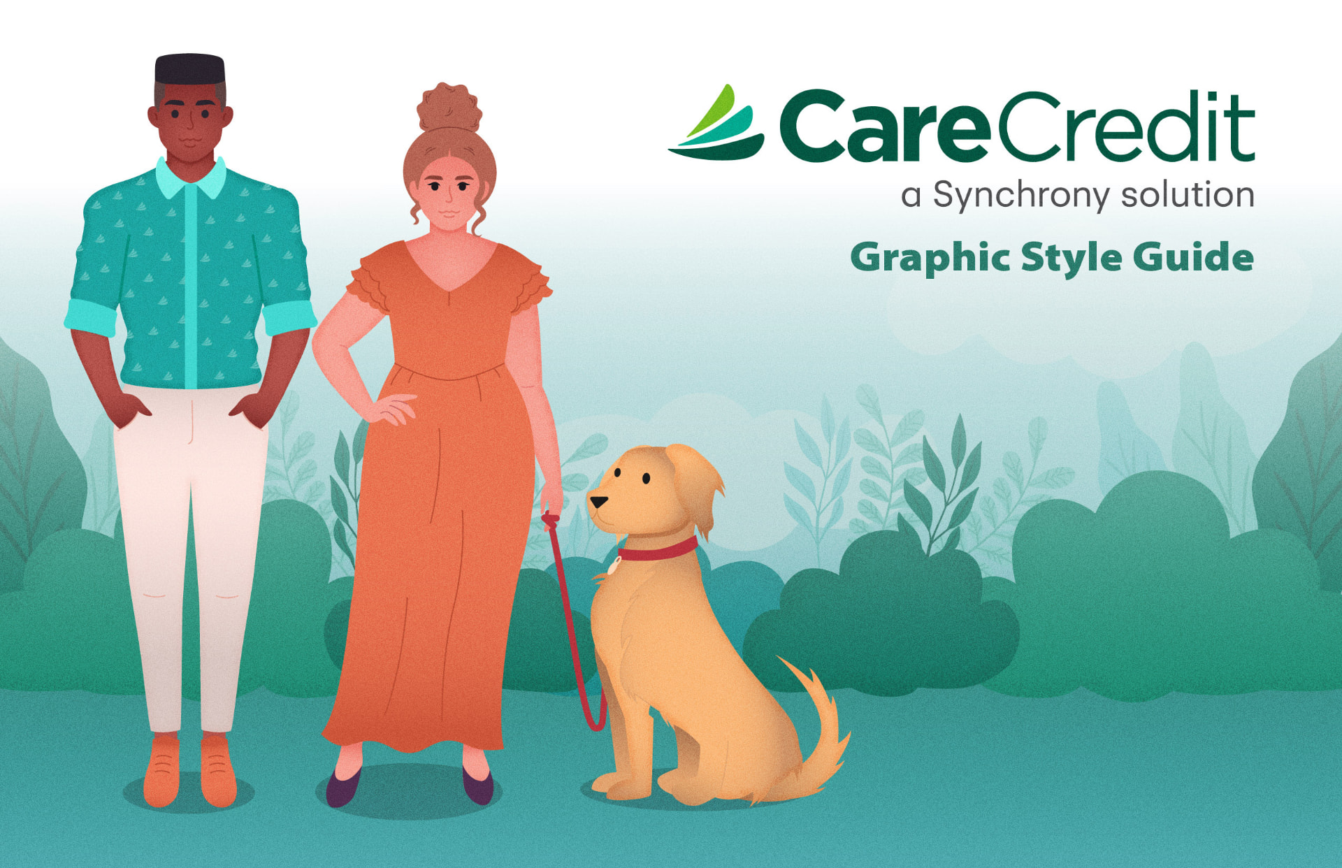 CareCredit Graphic Style Guide cover page